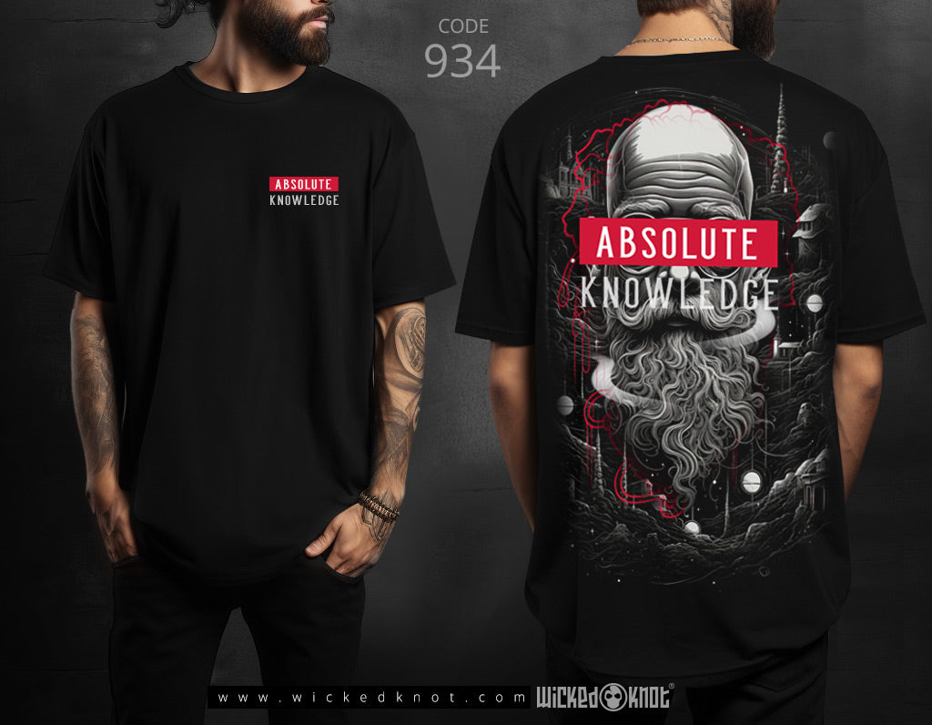 Absolute Knowledge - Oversize Tshirt -wks934