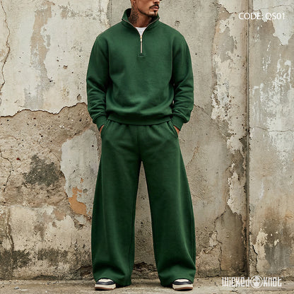 Hunter Green Quarter and Pants  - Full Set - QS01