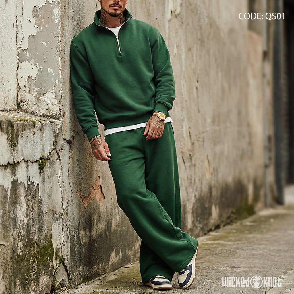 Hunter Green Quarter and Pants  - Full Set - QS01