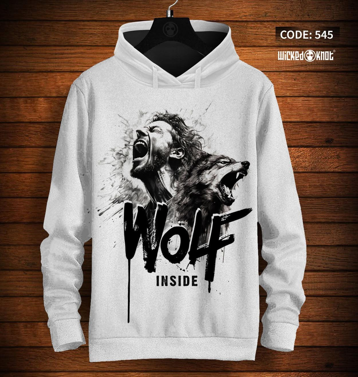 Wolf Inside - Hoodie -wks545