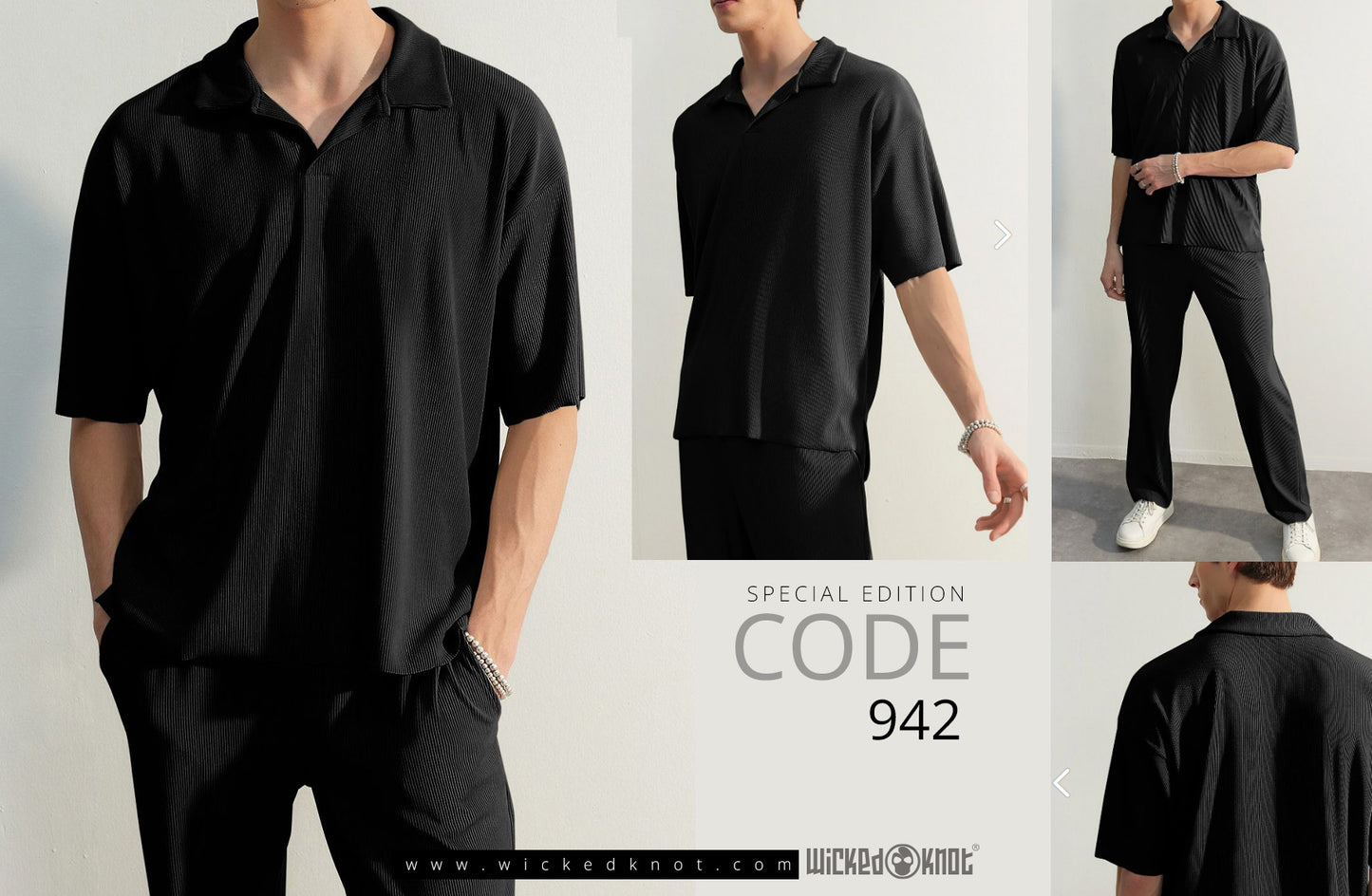 Men's Fashionable Set - Black WKB942