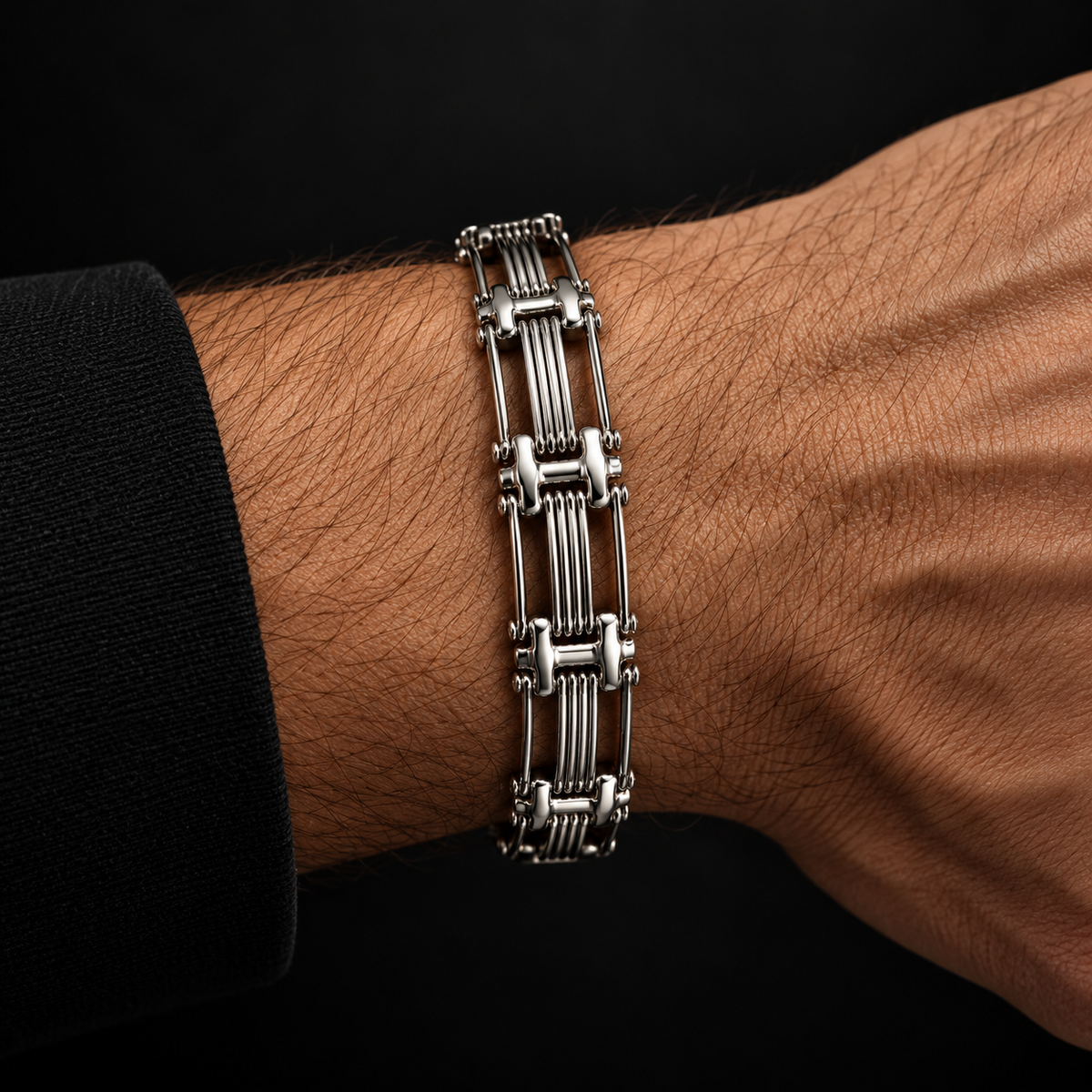 Bold Stainless Steel Bracelet